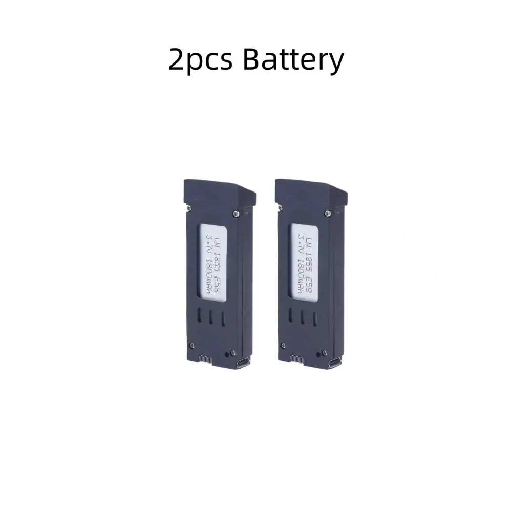 1800mAh 3.7V Battery For E58 JY019 S168 RC Drone Quadcopter 3.7V Lipo Battery For RC E58 Drone Rechargeable Battery 1-10PCS