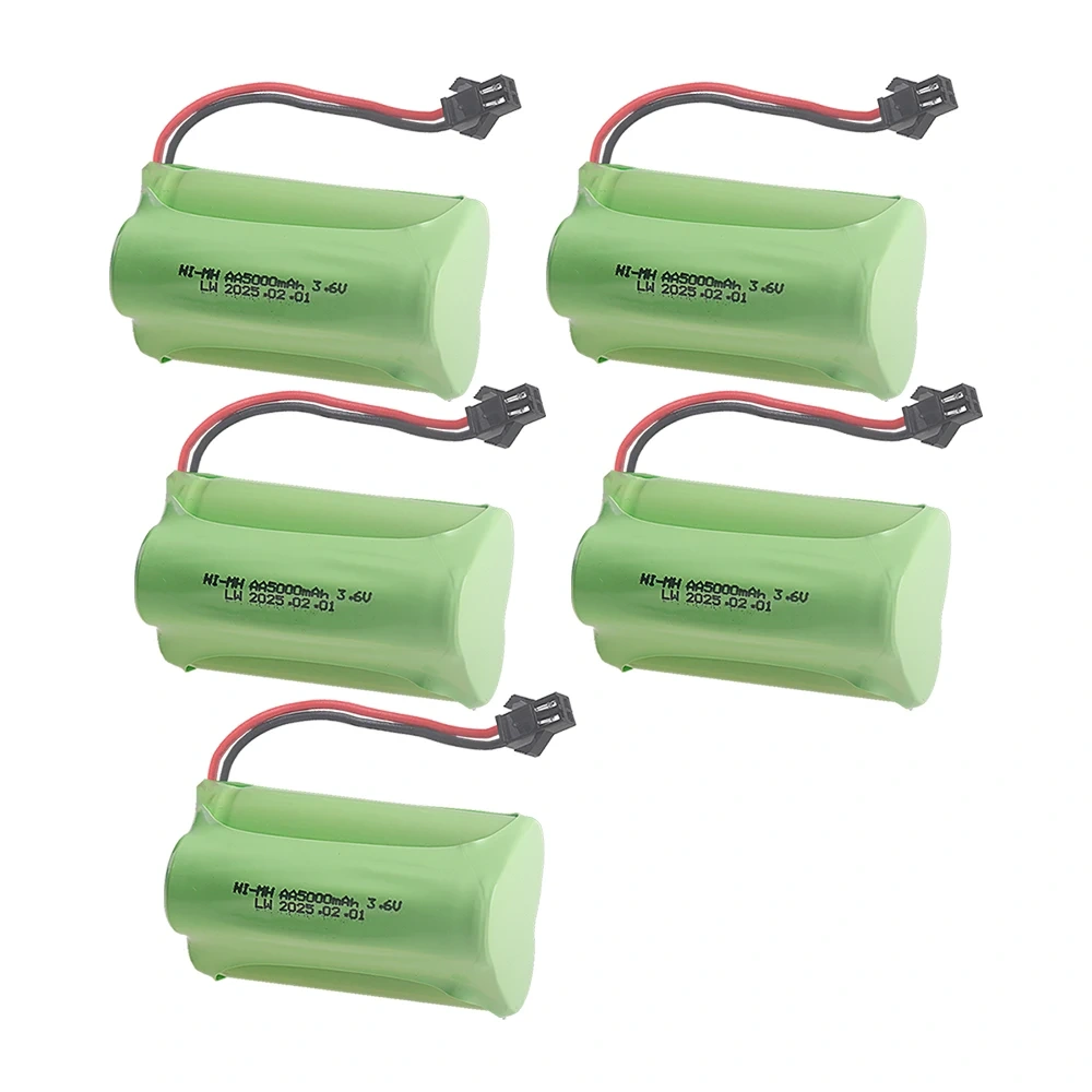 NI-MH 5000mAh 3.6V Rechargeable Battery Pack For Rc toys Cars Trucks Tanks Robots 3*AA 3.6V 3000mAh For RC Boats toy accessories