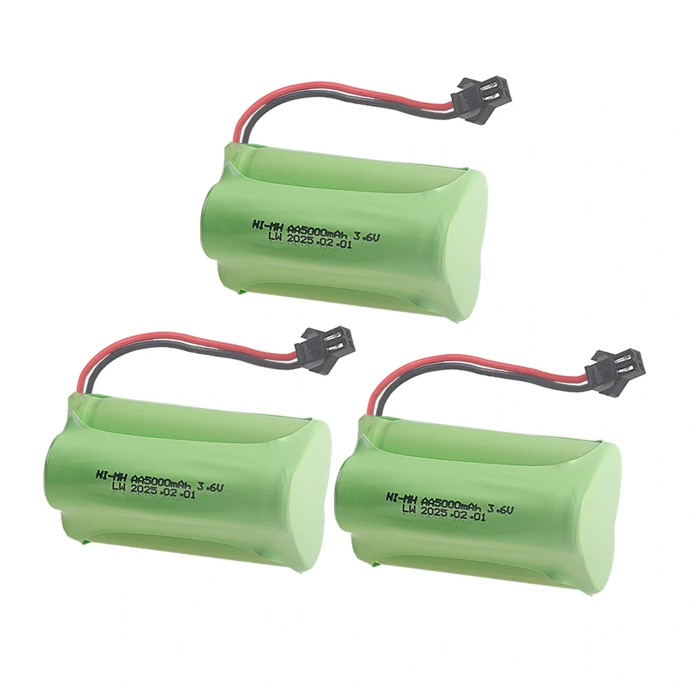 NI-MH 5000mAh 3.6V Rechargeable Battery Pack For Rc toys Cars Trucks Tanks Robots 3*AA 3.6V 3000mAh For RC Boats toy accessories