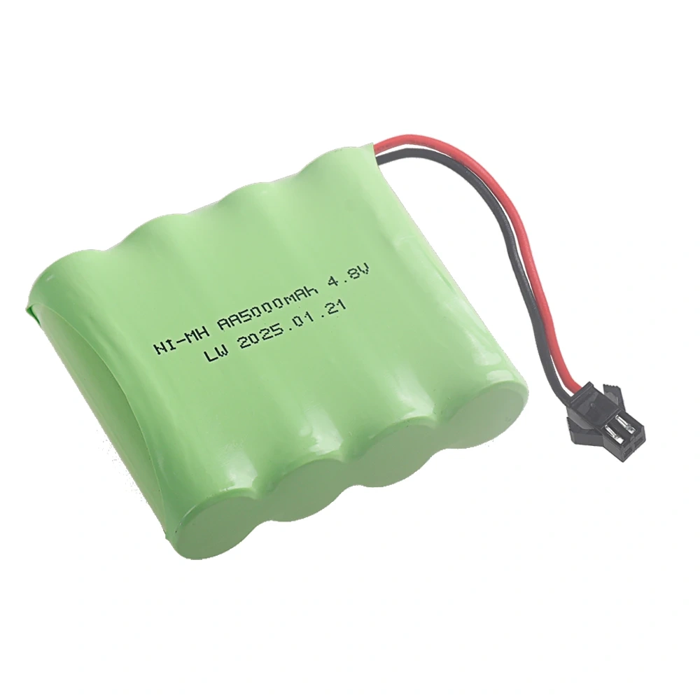 (SM PLUG) 5000mah 4.8V NI-MH Battery With Charger For Rc Toys Cars Tanks Robot Boats Guns NiMH AA 4.8v Rechargeable Battery Pack