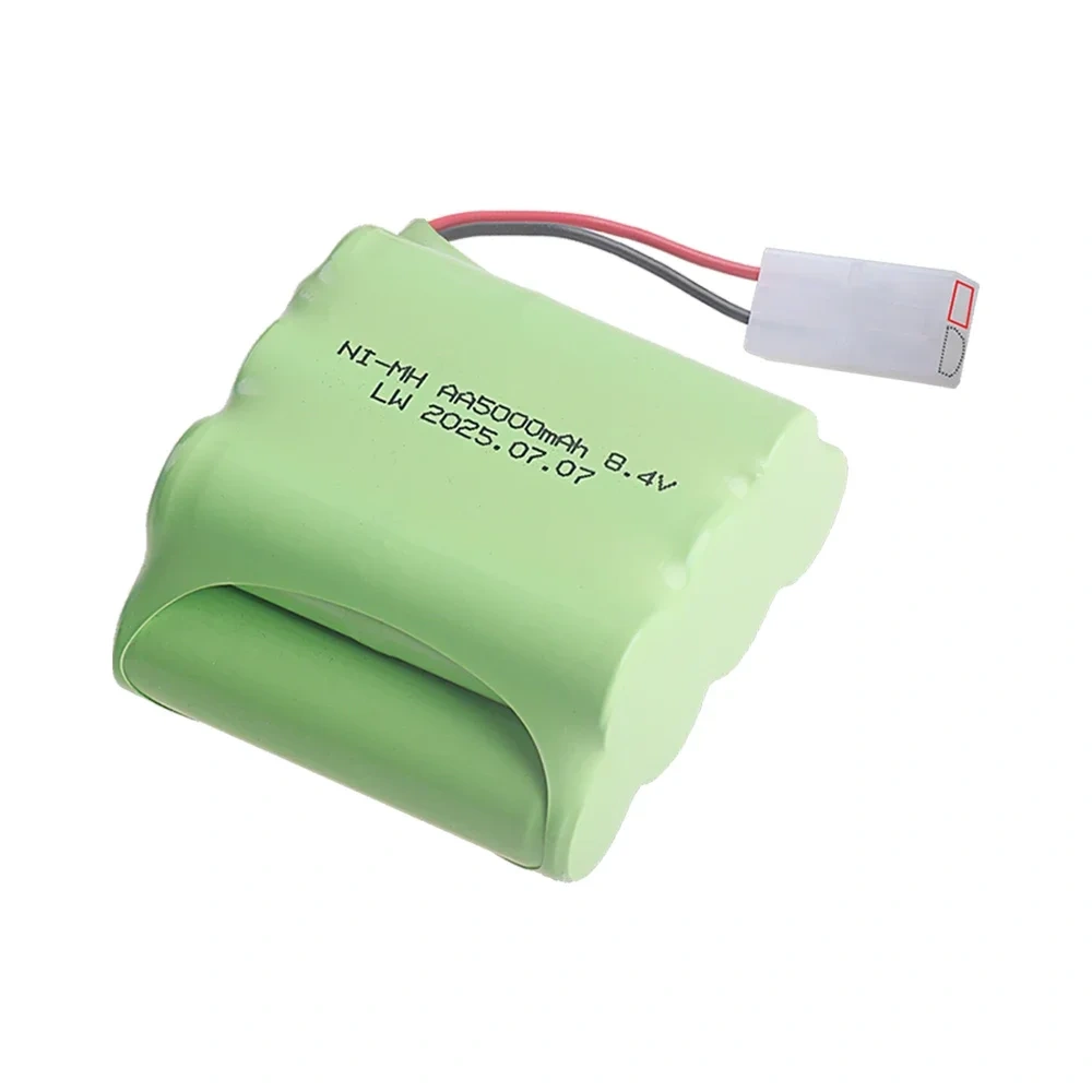 5000mah 8.4V NIMH Battery for RC Electric toy Car Boat Trucks Trains Model Toys Parts AA Ni-MH 8.4v 2400mah Battery Pack 1-5Pcs