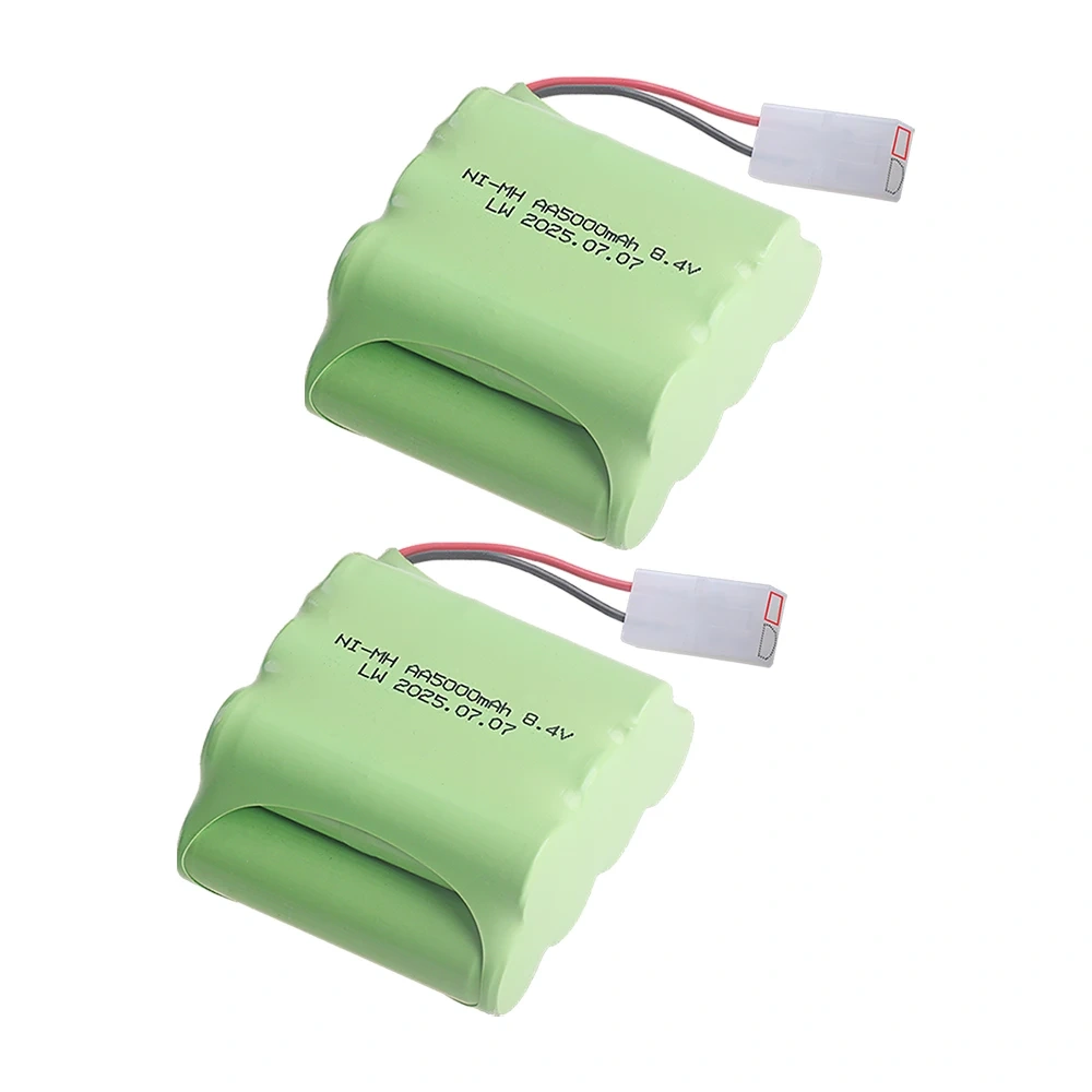 5000mah 8.4V NIMH Battery for RC Electric toy Car Boat Trucks Trains Model Toys Parts AA Ni-MH 8.4v 2400mah Battery Pack 1-5Pcs