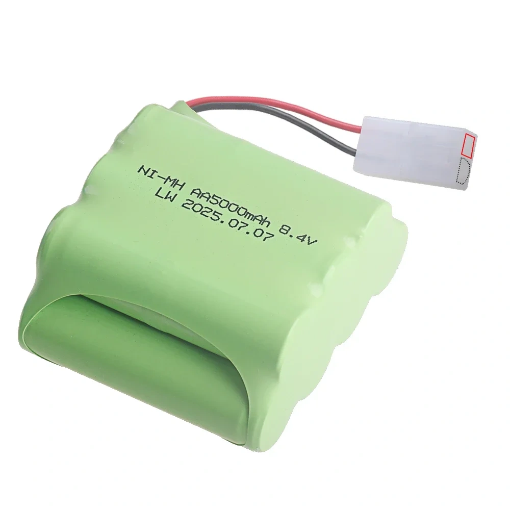 5000mah 8.4V NIMH Battery for RC Electric toy Car Boat Trucks Trains Model Toys Parts AA Ni-MH 8.4v 2400mah Battery Pack 1-5Pcs