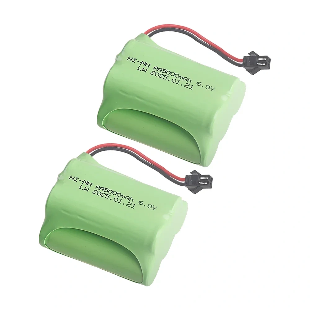 6V 5000mAh T model NiMH SM Plug AA Battery For RC Cars Trucks Robots Tanks Gun Boats Aa 3000mah 6v Rechargeable Battery Pack