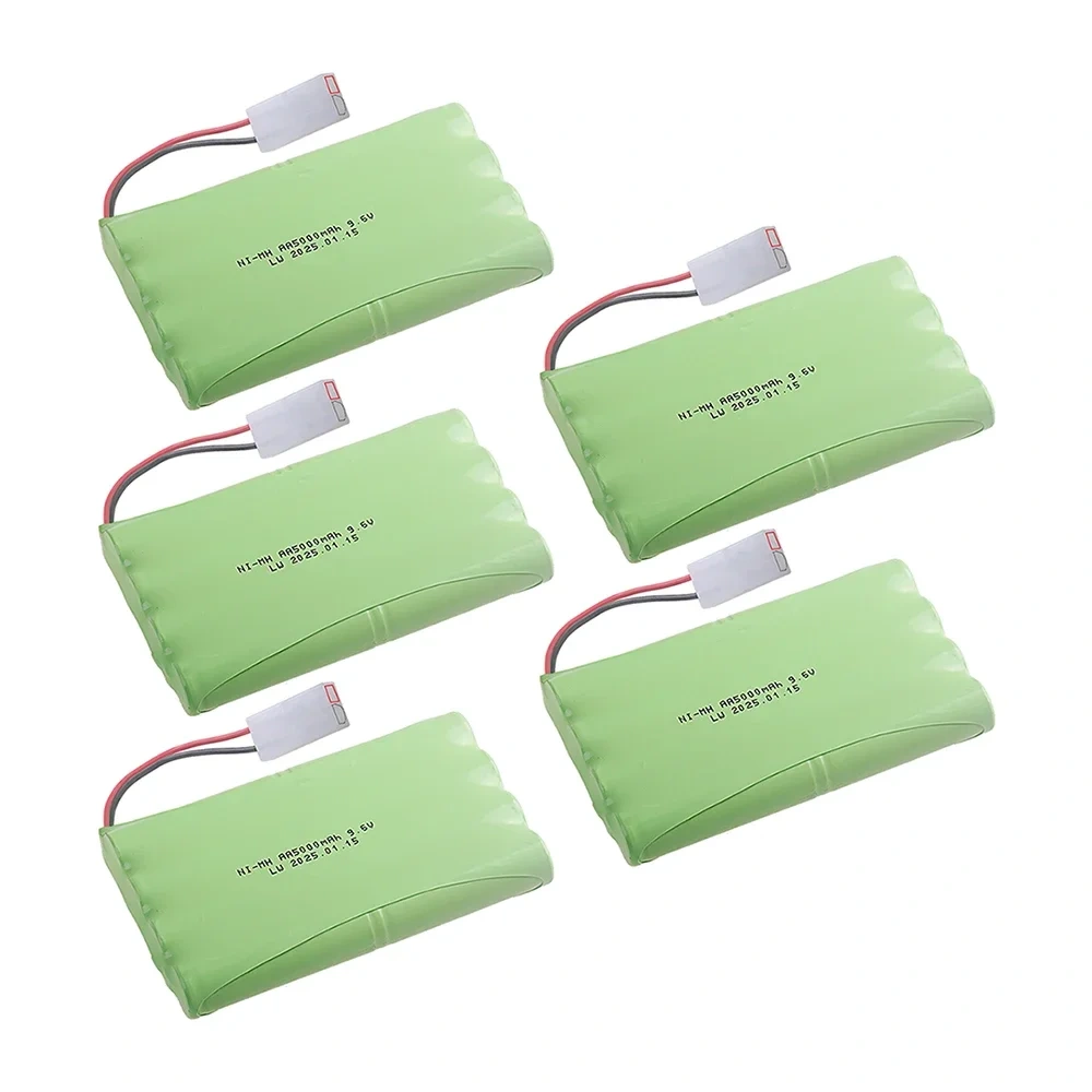 Ni-MH AA 9.6V 5000mah Rechargeable Battery Pack for RC toys Car Tanks Train Robot Boat Gun tools NiMH 9.6V High Capacity battery