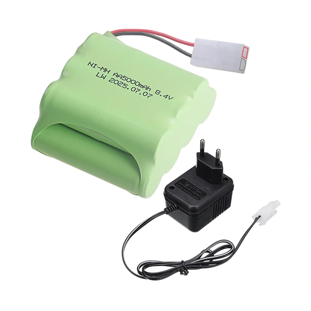 8.4V 5000mah 1400mAh NI-MH Battery with Charger Sets For RC Car Trucks Robots Tanks Guns Boats Aa 8.4v Rechargeable Battery Pack