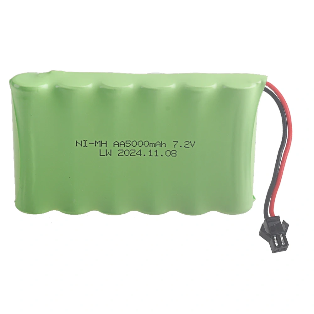 Ni-MH 7.2V 5000mAh SM Plug Battery and Charger Set For RC Cars Robot Tanks Gun Boats Toys Accessories upgrade 7.2v Battery Aa