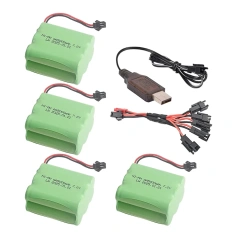 4Battery 1USB 1C