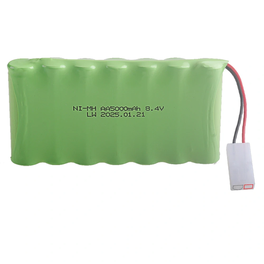 Upgrade 5000mah 8.4V Rechargeable Battery Pack For Rc toys Cars Tank Robots Gun Boats AA 8.4v Ni-MH Battery With Tamiya 2P Plug