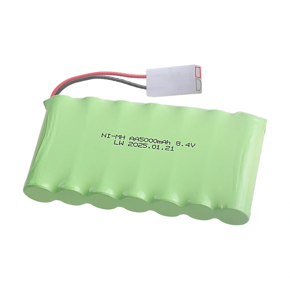 Upgrade 5000mah 8.4V Rechargeable Battery Pack For Rc toys Cars Tank Robots Gun Boats AA 8.4v Ni-MH Battery With Tamiya 2P Plug