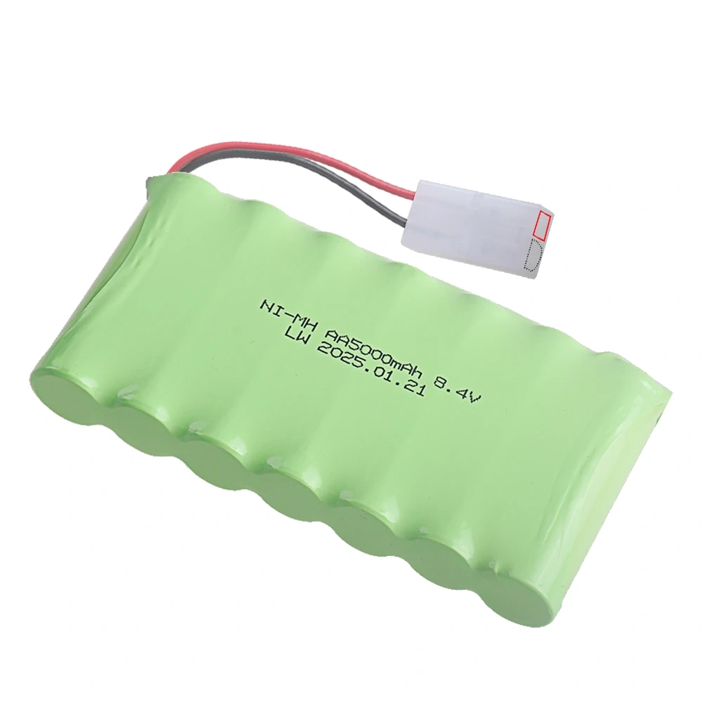 Upgrade 5000mah 8.4V Rechargeable Battery Pack For Rc toys Cars Tank Robots Gun Boats AA 8.4v Ni-MH Battery With Tamiya 2P Plug