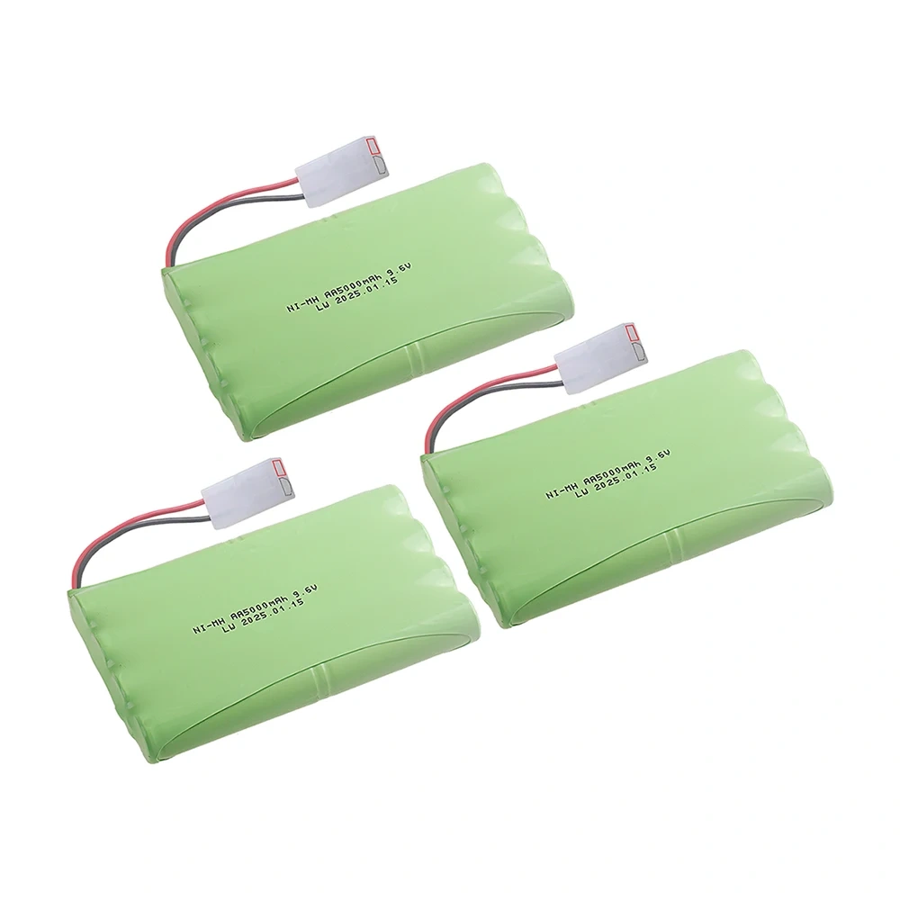 Ni-MH AA 9.6V 5000mah Rechargeable Battery Pack for RC toys Car Tanks Train Robot Boat Gun tools NiMH 9.6V High Capacity battery