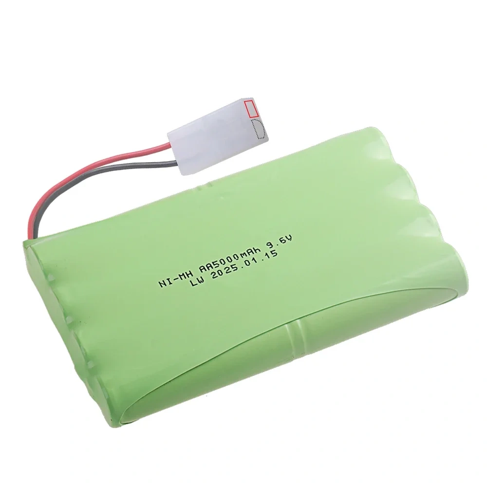 Ni-MH AA 9.6V 5000mah Rechargeable Battery Pack for RC toys Car Tanks Train Robot Boat Gun tools NiMH 9.6V High Capacity battery