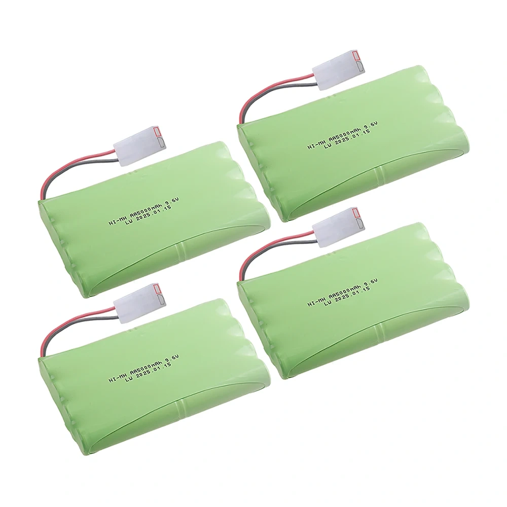 Ni-MH AA 9.6V 5000mah Rechargeable Battery Pack for RC toys Car Tanks Train Robot Boat Gun tools NiMH 9.6V High Capacity battery