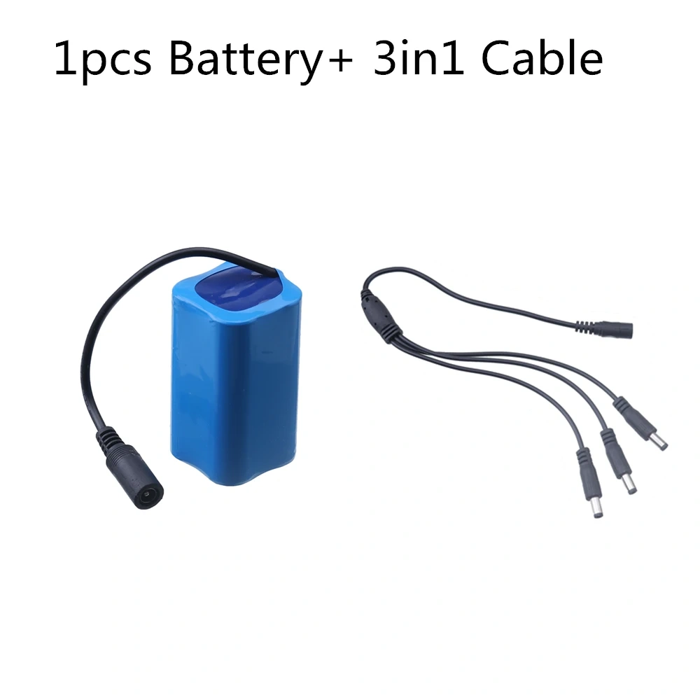7.4V 6000Mah Battery 3To1 Line ChargerFor T188 T888 2011-5 V007 C18 H18 So on Remote Control RC Fishing Bait Boat Parts