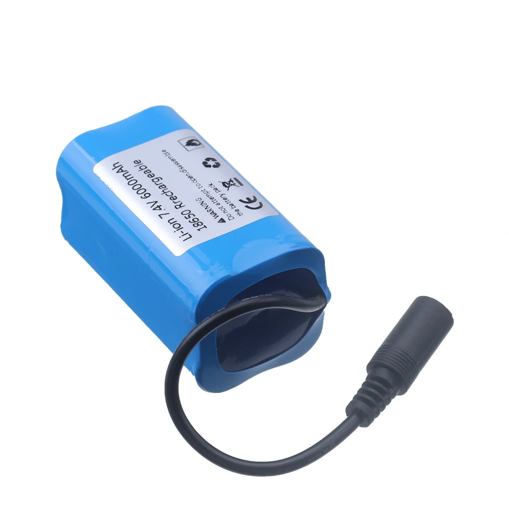 7.4V 6000mAh 21700 Lipo Battery For T188 T888 2011-5 V007 C18 H18 Remote Control RC Fishing Bait Boat Spare Battery Parts