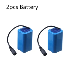 2pcs 6000mah