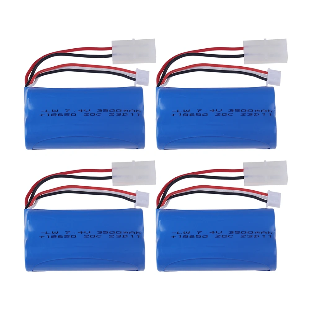 7.4V 3500mAH 25C Li-ion Batery with Tamiya Plug 2S for Remote Control Helicopter Car Trucks Boats Parts 7.4 V 18650 Battery