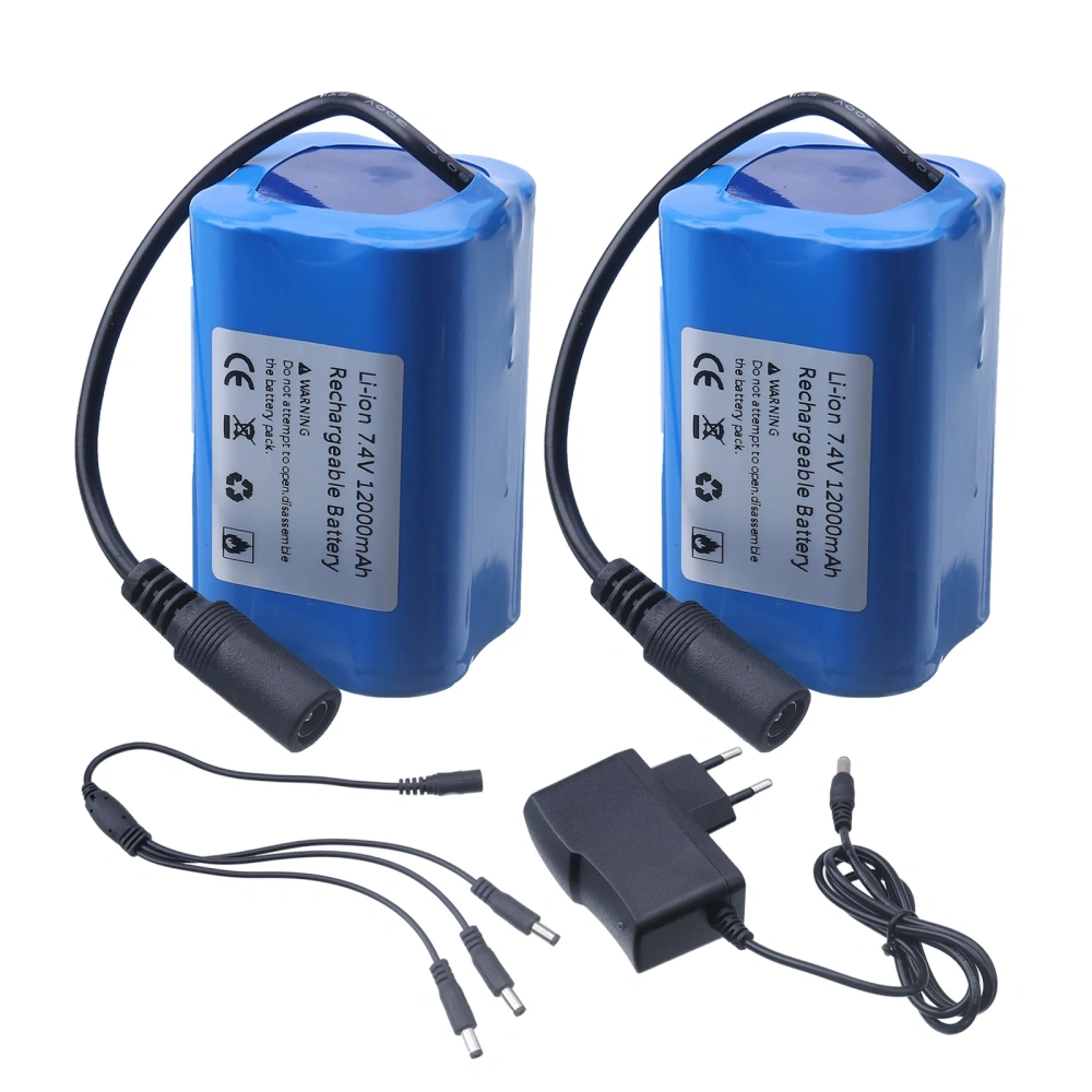 2011-5 T188 T888 C18 V007 Remote Control RC Fishing Hook Bait Boats Ship Spare Battery Parts 7.4V 6000Mah/12000mAh Battery