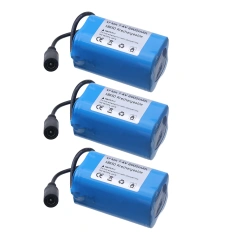 3pcs 6000mah