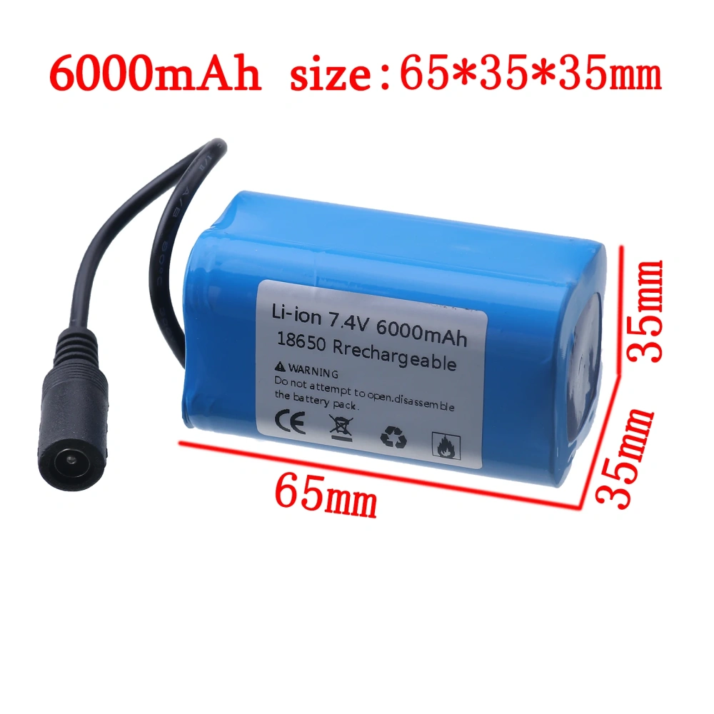 2011-5 T188 T888 C18 V007 Remote Control RC Fishing Hook Bait Boats Ship Spare Battery Parts 7.4V 6000Mah/12000mAh Battery