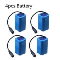 4pcs 6000mah