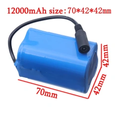 1pcs 12000mah
