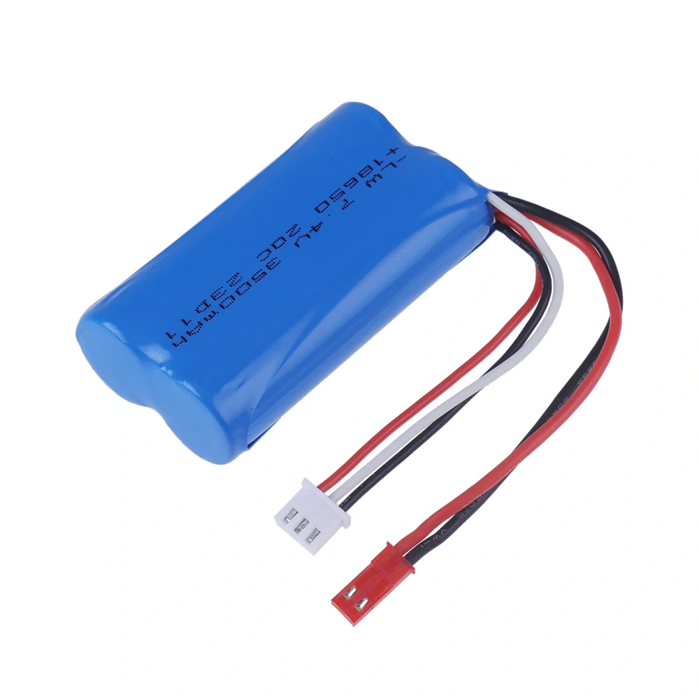 Upgrade 18650 Battery 2S 7.4V 3500mAh Li-ion Battery with JST Plug For HuanQi 957/948/848B/827B/823/955/956 MJX F45/T55 RC Car