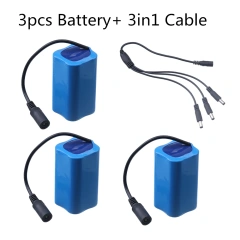 3Battery 1Cable 6000mah
