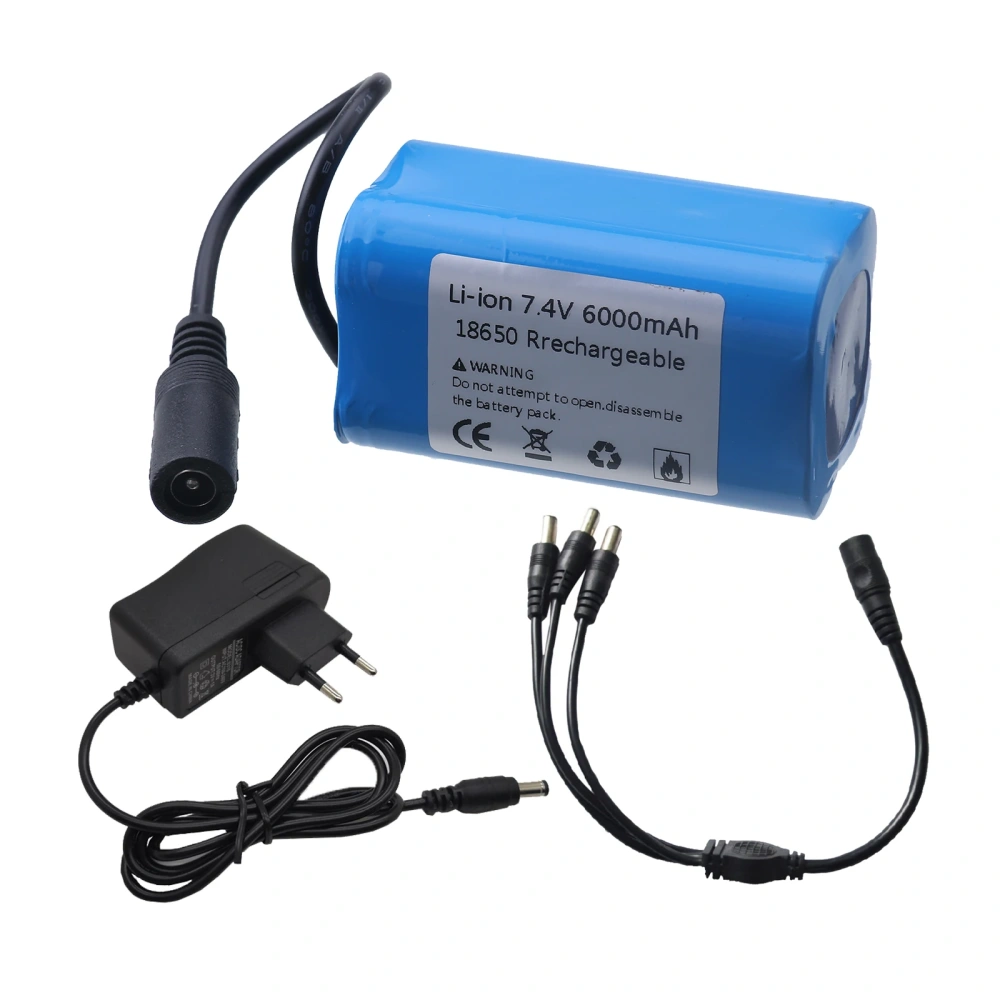2011-5 T188 T888 C18 V007 Remote Control RC Fishing Hook Bait Boats Ship Spare Battery Parts 7.4V 6000Mah/12000mAh Battery