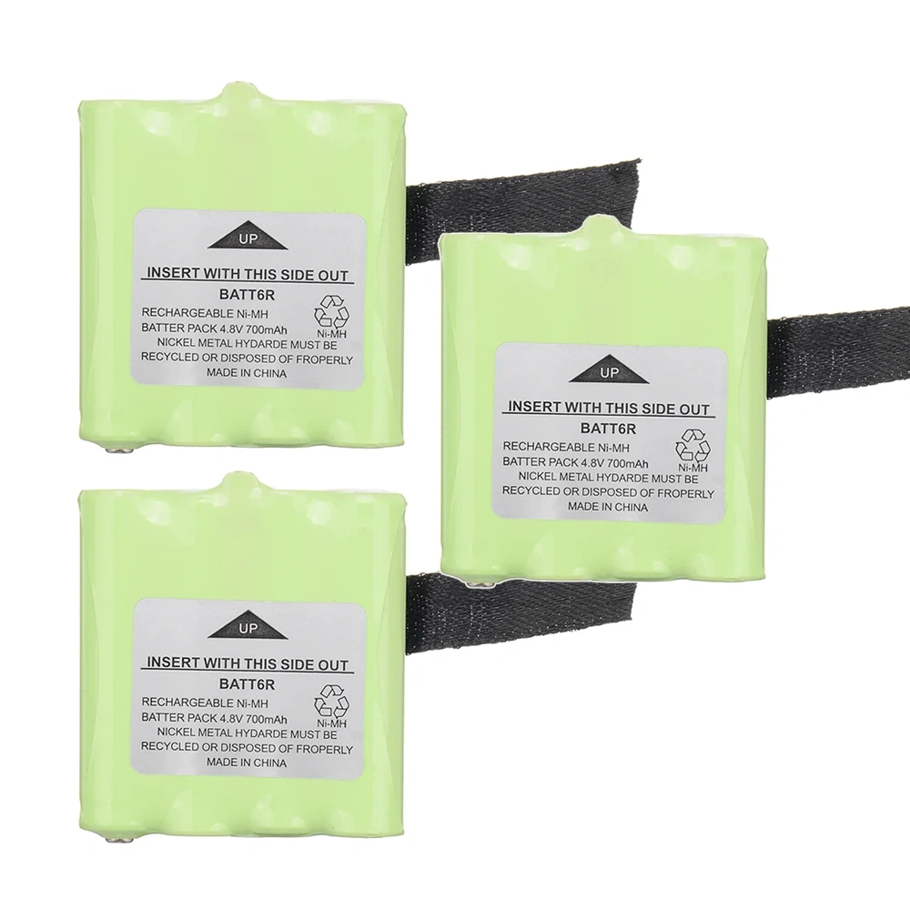 BATT6R PB-G8 PB-G6 PBG8 Ni-MH Battery for Midland M24 M48 M99 LXT-325 LXT Series Reer 5005 5006 Scopi Alan 441 443 Walkie Talkie