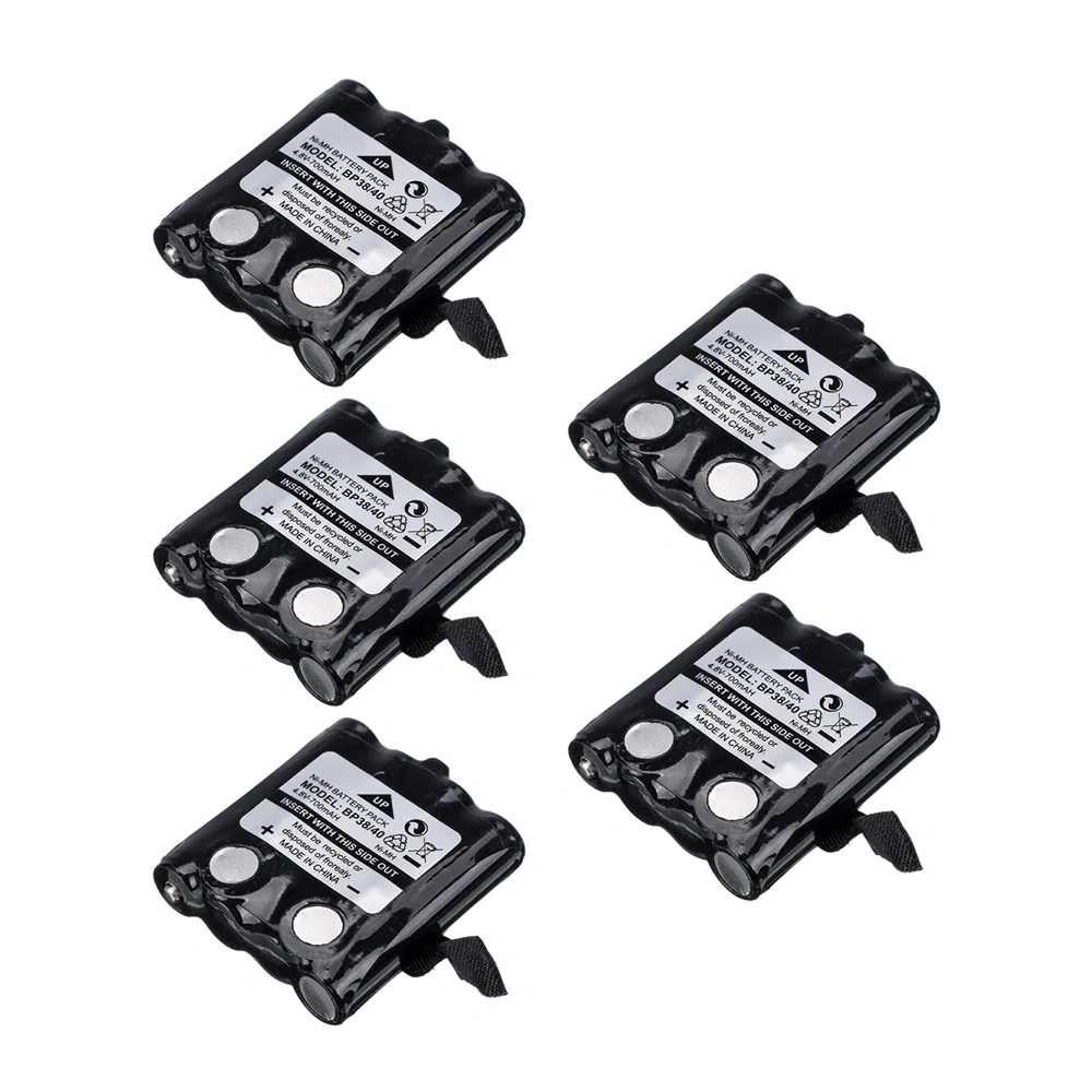 4.8V 700MAH Ni-MH Rechargeable Battery For Uniden BP-38 BP-40 BT-1013 BT-537 Radio battery For MOTOROLA TLKR T6 T7 T8 Cordless