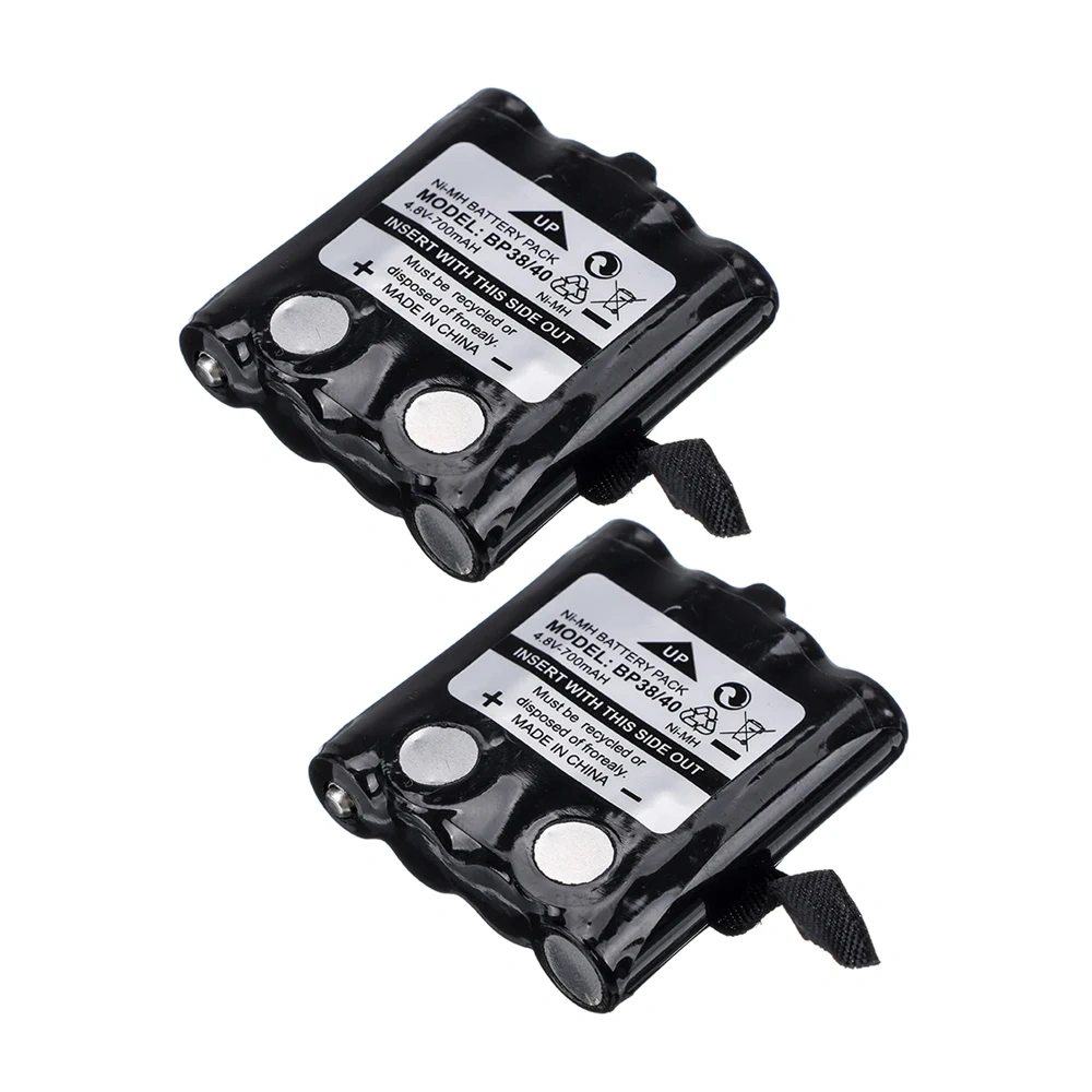 4.8V 700MAH Ni-MH Rechargeable Battery For Uniden BP-38 BP-40 BT-1013 BT-537 Radio battery For MOTOROLA TLKR T6 T7 T8 Cordless