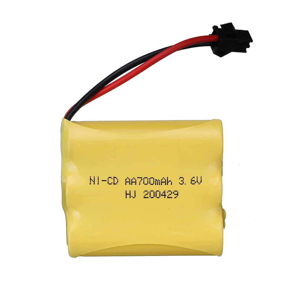 2-10pcs Ni-CD 3.6V 700mah Rechargeable Battery For Rc toys Cars Trucks Tank Robot Boat Gun 3*AA 700mah 3.6v Nicd Battery SM Plug