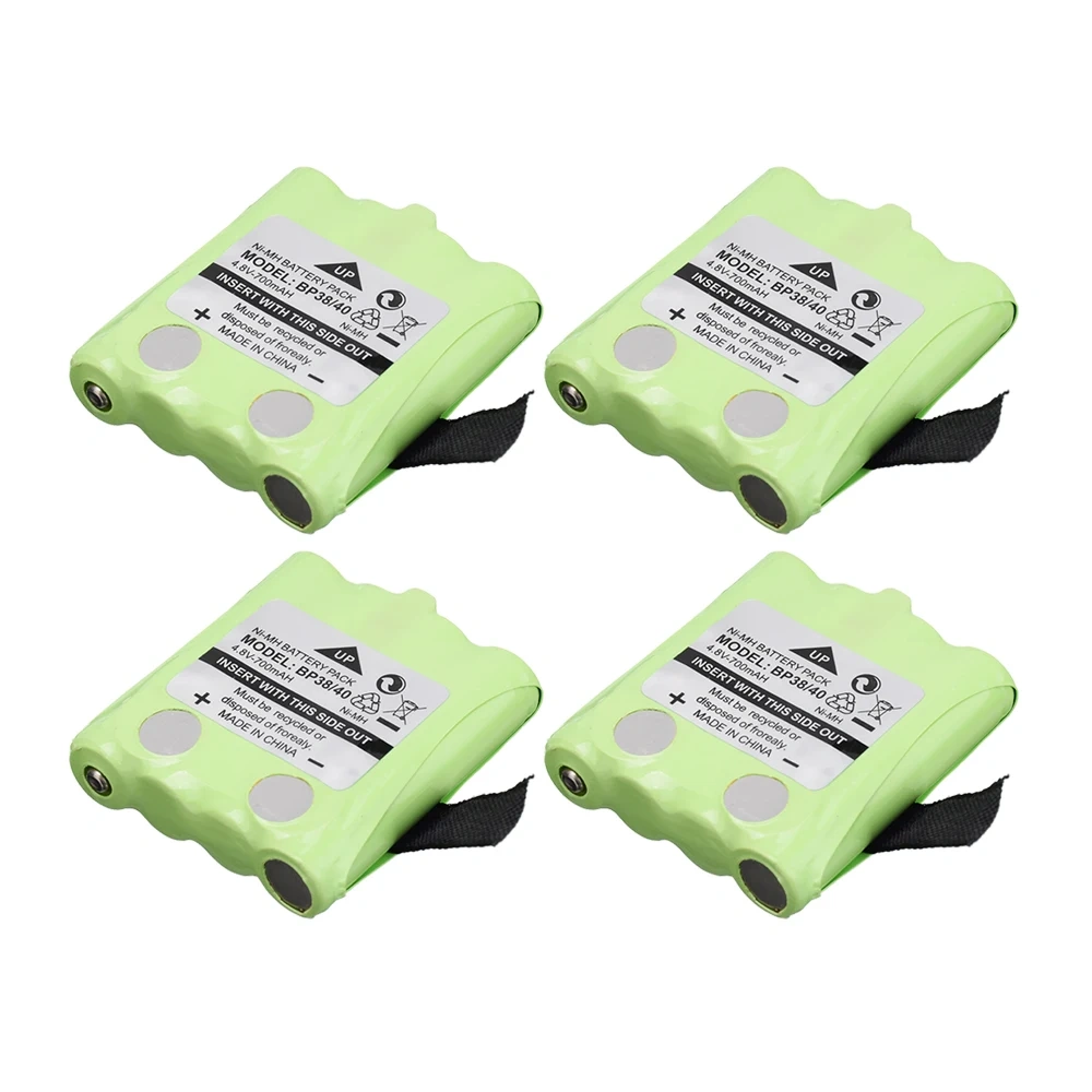 4.8V 700MAH Ni-MH Rechargeable Battery Pack For Uniden BP-38 BP-40 BT-1013 BT-537 FRS-008 BT-1013 GMR FRS 2-Way Radio Batteries