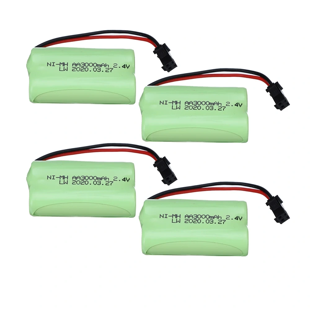 2.4v 3000mah NiMH Battery For Remote control racing trucks tanks Robot Boat Gun AA 3000mah 2.4v Rechargeable Battery for rc car