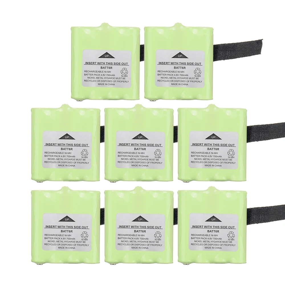 BATT6R PB-G8 PB-G6 PBG8 Ni-MH Battery for Midland M24 M48 M99 LXT-325 LXT Series Reer 5005 5006 Scopi Alan 441 443 Walkie Talkie