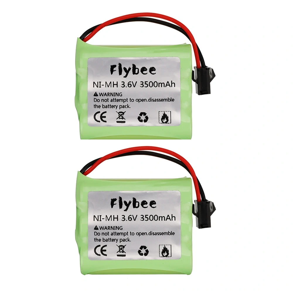 3.6V Ni-MH Battery AA 3000mah 3500mah Remote Control Toys Car Battery Trucks Trains Ship Tanks Remote Control Toy battery pack