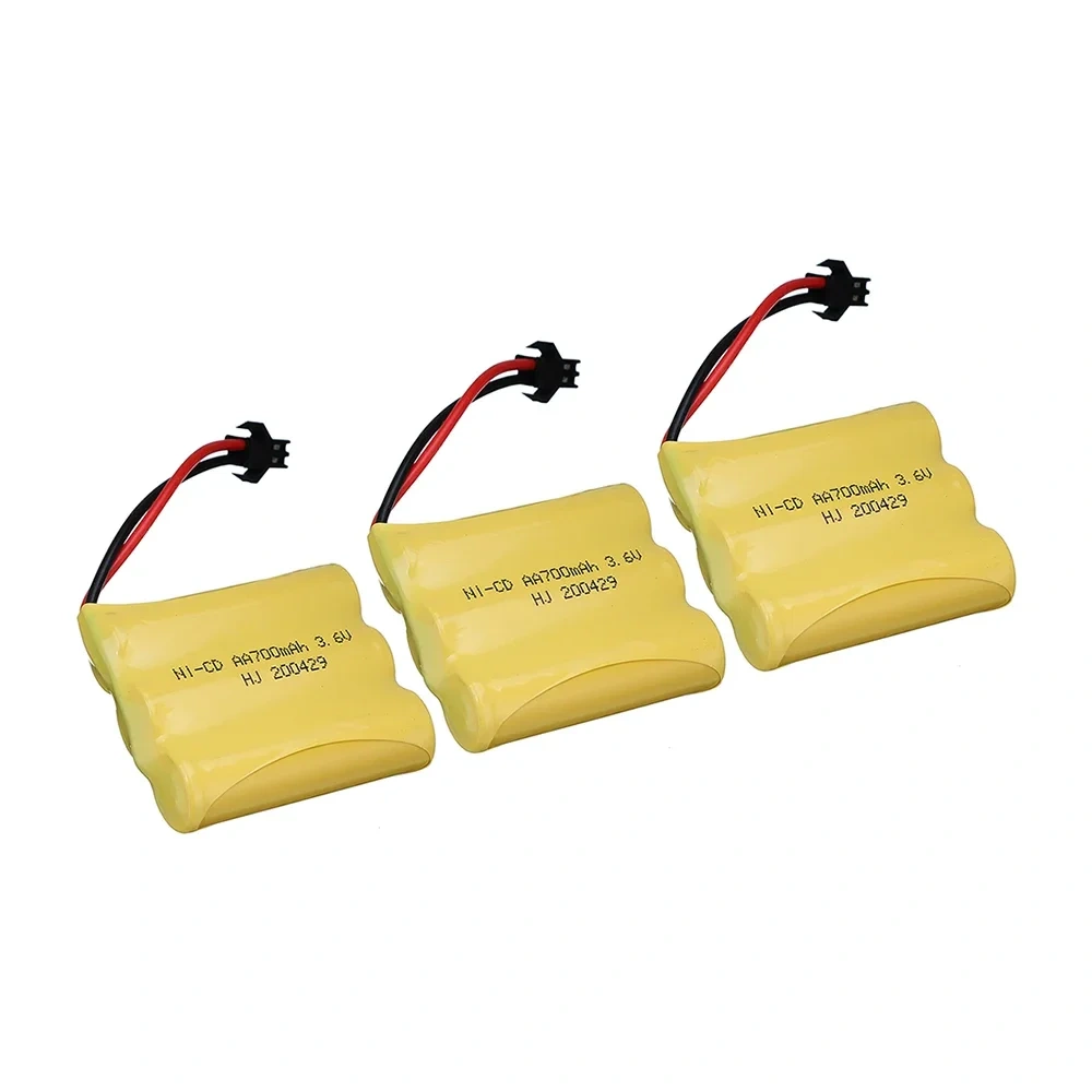 3.6V 700mah NiCD Aa Battery / 3.6V Charger Sets For Rc toys Cars Trucks Tank Robot Boat Gun 3* AA 700mah 3.6v Nicd Battery