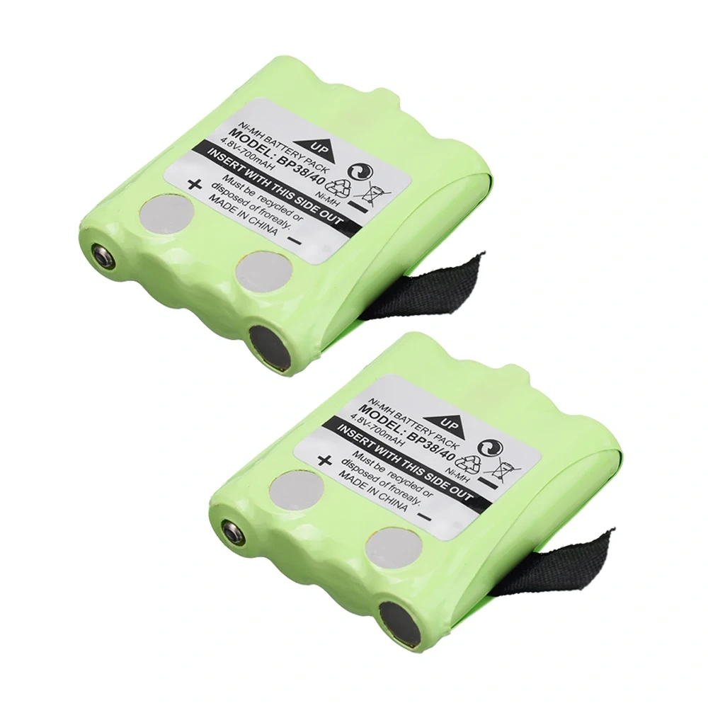 4.8V 700MAH Ni-MH Rechargeable Battery Pack For Uniden BP-38 BP-40 BT-1013 BT-537 FRS-008 BT-1013 GMR FRS 2-Way Radio Batteries