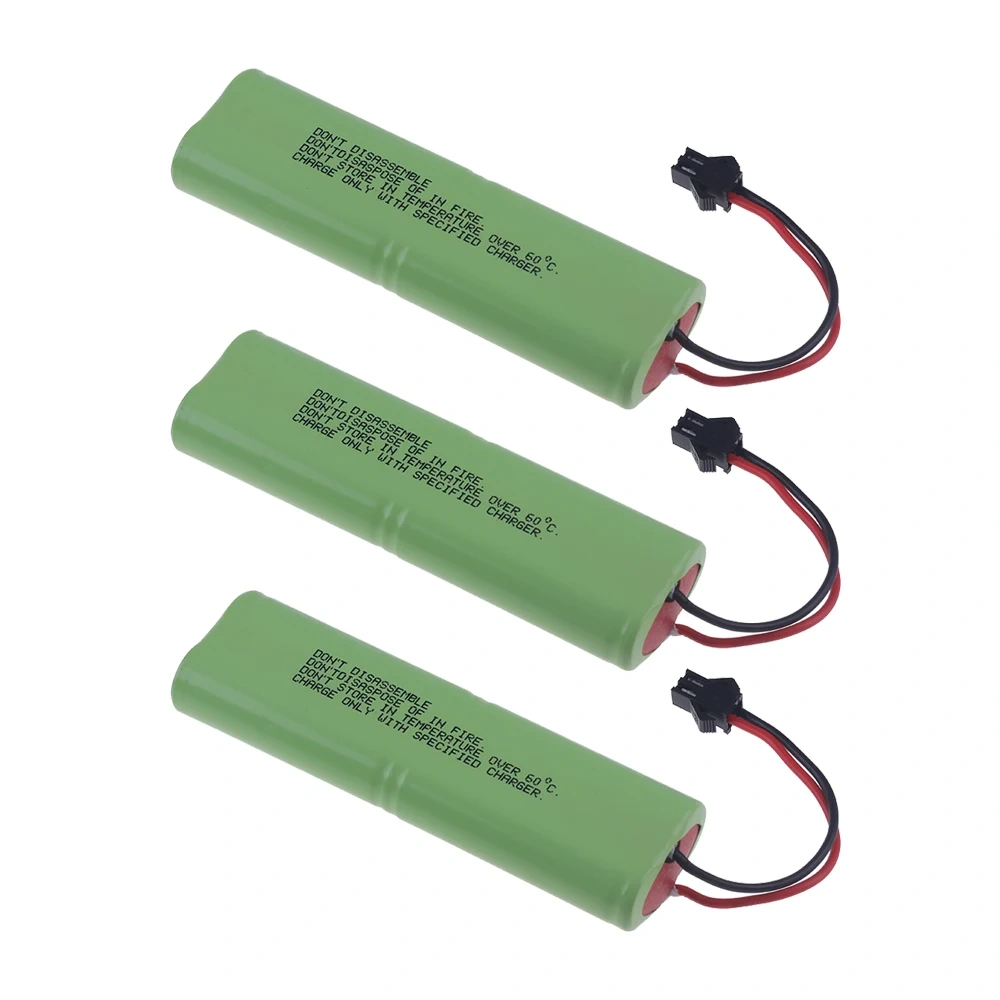 4.8V 4500mah NiMH Battery For Rc toys Cars Tanks Train RC Robots Guns Boats Ni-MH AA 3000mah 4.8V Rechargeable Battery SM plug
