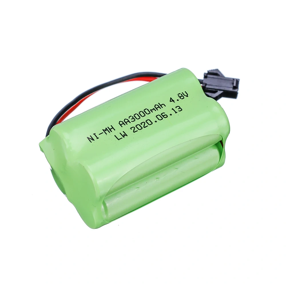 4.8V 3000mAh NIMH Battery For Rc Toys Cars Trucks RC Tanks Robots Boat Toy Battery AA 4.8v Rechargeable Battery Pack wholesale