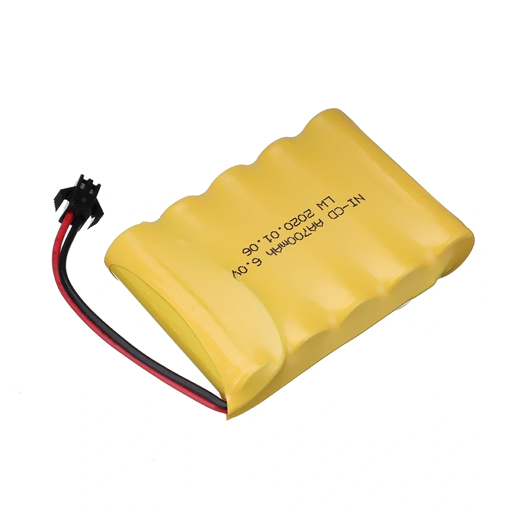 6V 700mah AA NI-CD Battery with charger High capacity Electric toy battery Remote car ship truck robot rechargeable 6 v 700 mah