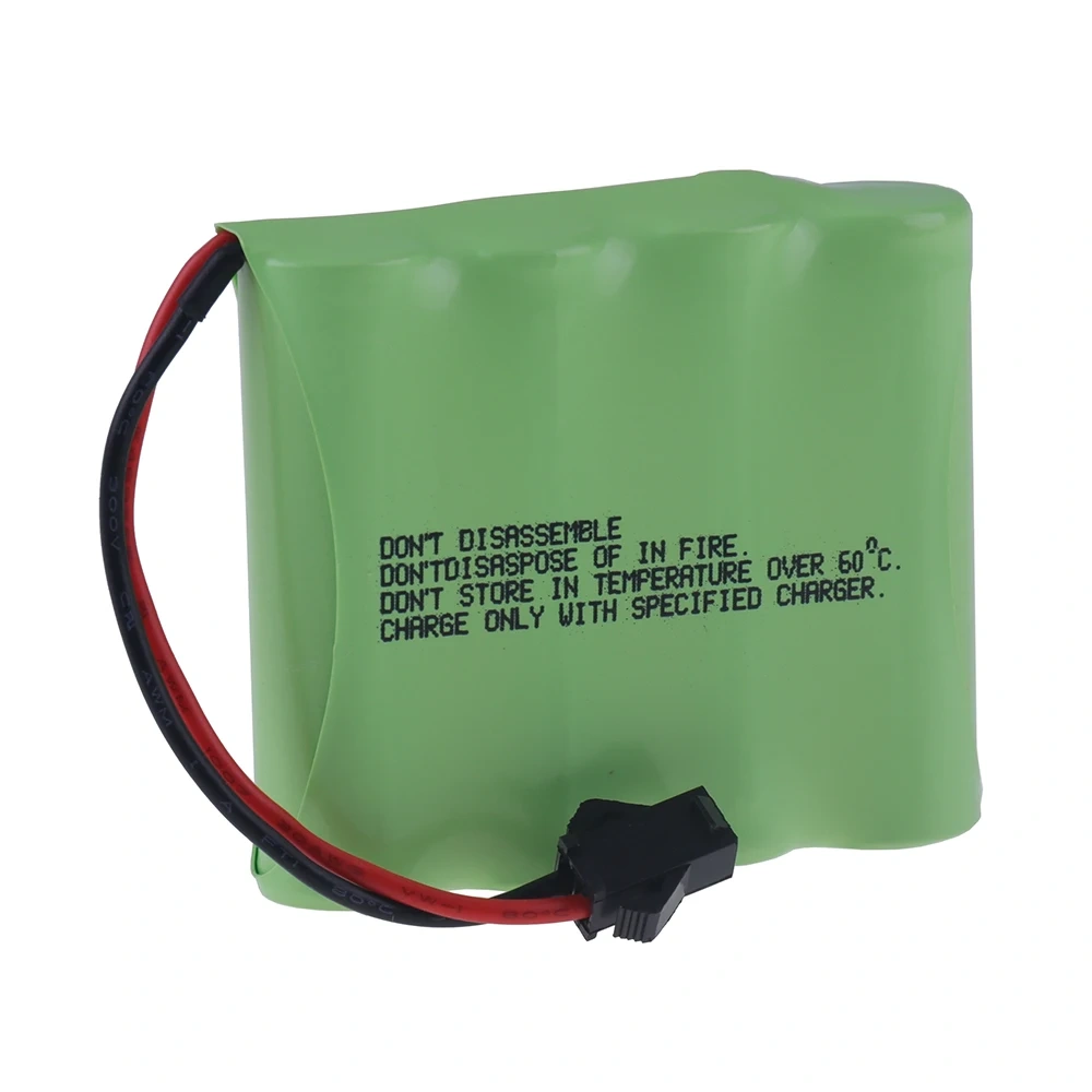 4.8v 4500mah NiMH Battery With SM Plug For Rc toys Cars Tanks Trucks Robots Boats Guns Ni-MH 4*AA 4.8v Rechargeable Battery Pack