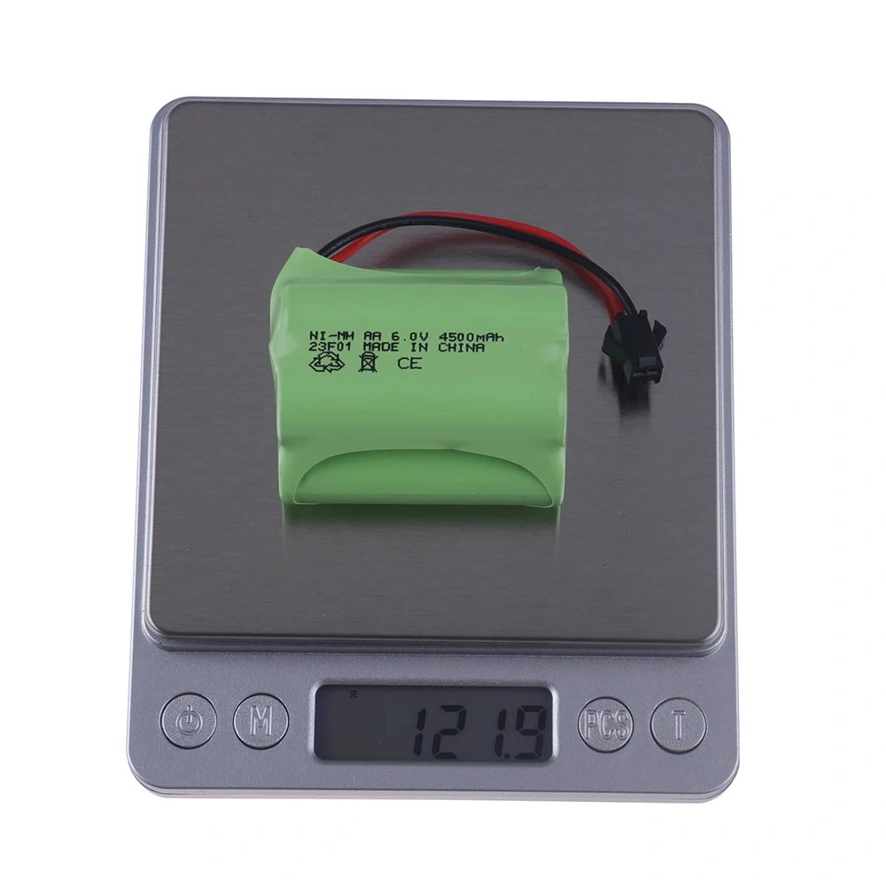 RC Trucks RC Cars RC Tanks RC Boats High Capacity 6V 4500mAh Ni-MH Rechargeable 5*AA 6.0v Battery SM plug / Charger Sets