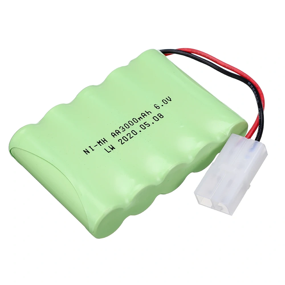 (Tamiya plug) 6v 3000mAh Nimh AA Battery For Rc toys Cars Tanks Robot Gun Upgraded Batteries For Rc Boat 6V Rechargeable Battery