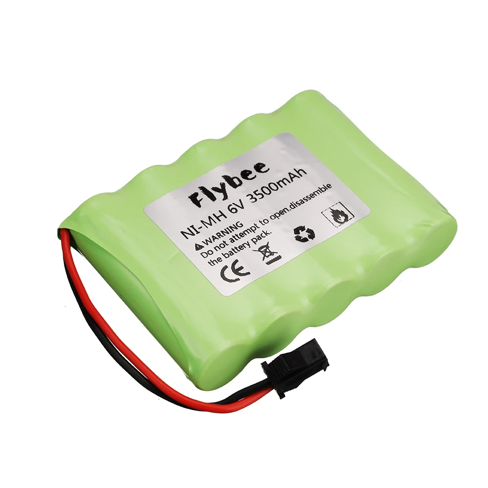 6V 3500mAh NiMH Battery / USB Charger SM plug For RC Toys Cars Boats Robots Tanks Gun Upgraded AA 6V Rechargeable Battery Pack