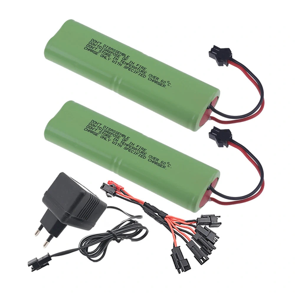(SM Plug) 4.8v 4500mah NiMH AA Battery Pack For Rc toys Cars Tanks Robots Boats Guns 3000mah 4.8v nimh Rechargeable Battery