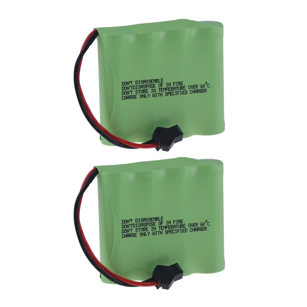 (SM Plug) 4.8v 4500mah NiMH AA Battery Pack + 4.8v Charger For Rc toys Cars Tanks Robots Boats Guns 4.8v Rechargeable Battery