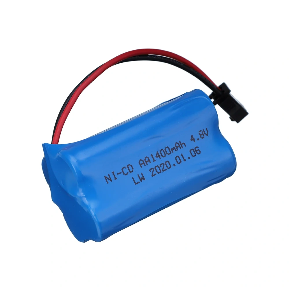 (SM Plug) 4.8v 1400mah NiCD Battery/Charger For Rc toys Cars Tanks Robots Boats Guns Ni-MH 4*AA 4.8v Rechargeable Battery Pack
